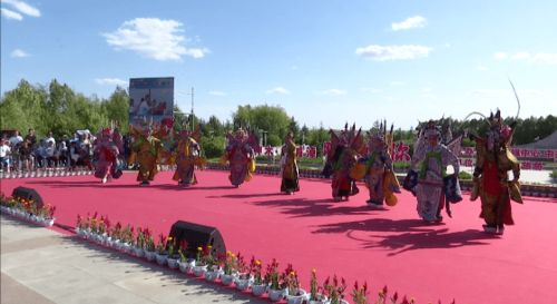昭君带你游中国 神木 红碱淖旅游推介活动 在红碱淖举行